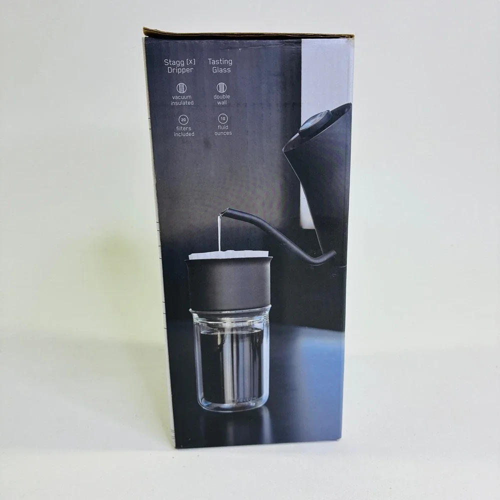 Fellow Stagg [X] Pour-Over Coffee Set Dripper + Tasting Glass + Filters